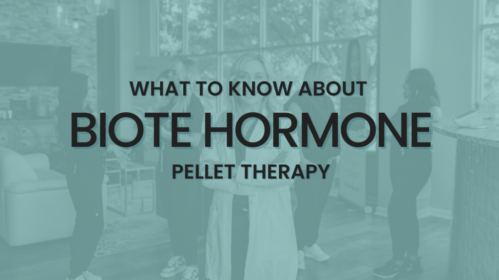 What to know about biote hormone pellet therapy blog banner image