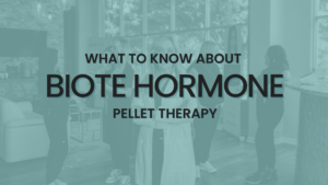 What to know about biote hormone pellet therapy blog banner image